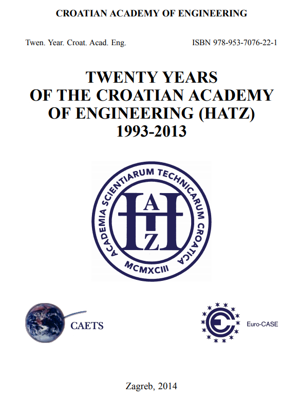 Obavijest – Jubilarna monografija “Twenty Years of the Croatian Academy of Engineering (HATZ) 1993-2013”