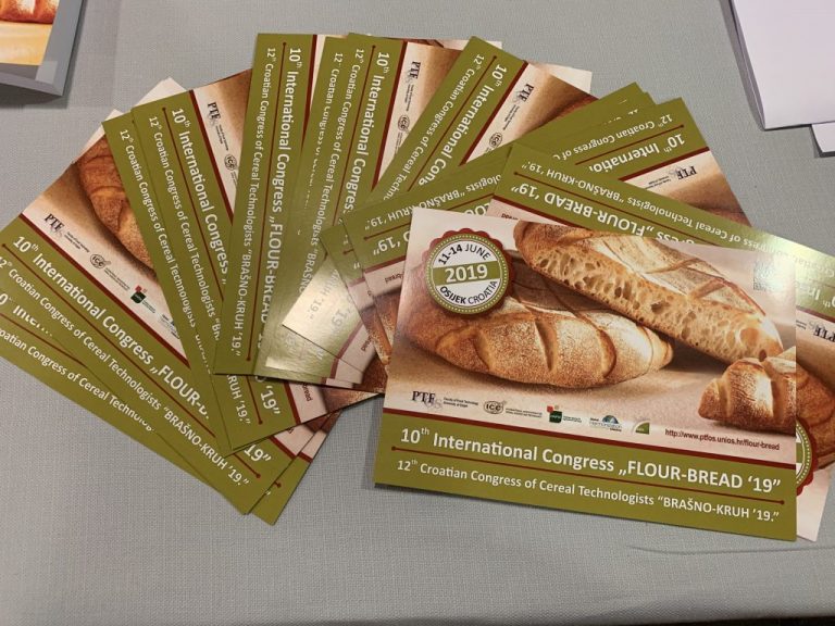 Održani 10. međunarodni kongres „Flour-Bread ’19“  12. hrvatski kongres tehnologa žitarica „Brašno-kruh ’19.“