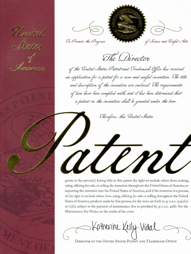 Patent podupirućeg člana Akademije – tvrtke Hydromat d.o.o.